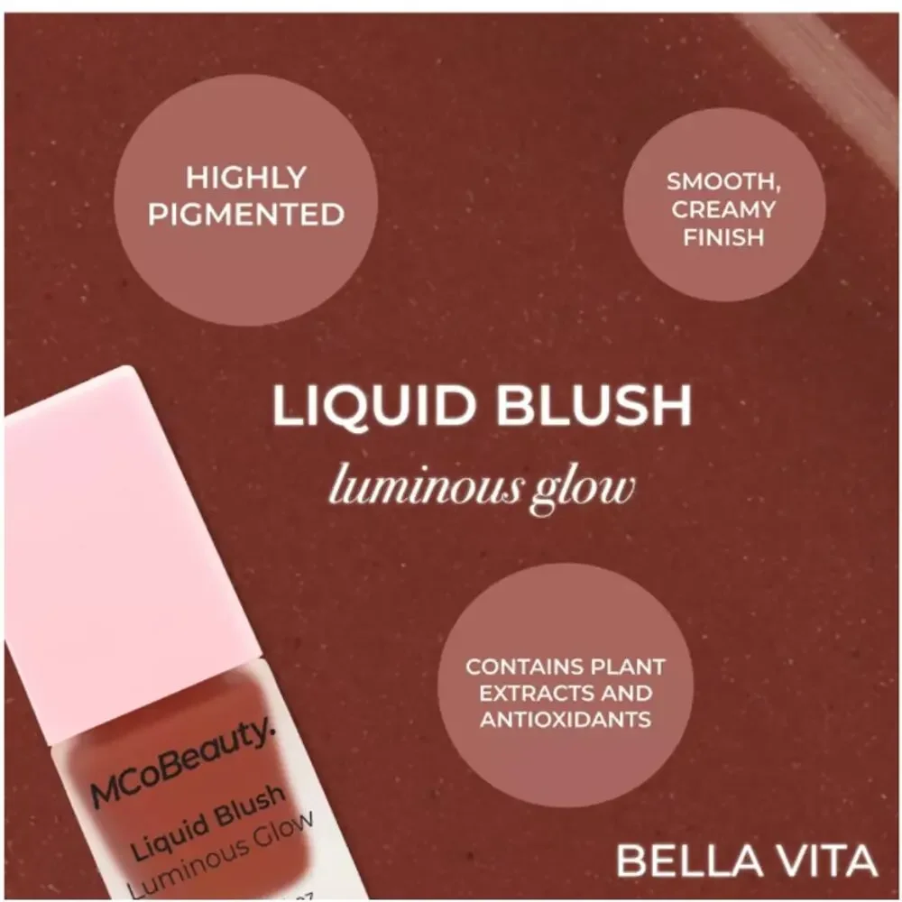 MCoBeauty Liquid Blush Luminous Glow 15 mL BUNDLE of 3 - NEW in Pkg